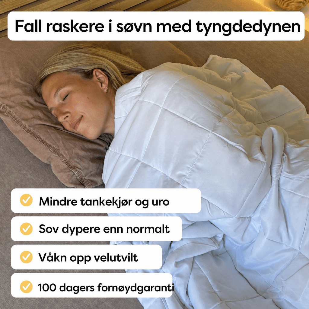 Vektteppe for voksne (140x200 cm) – Våkn opp frisk og uthvilt hver dag - AVABeauty.no
